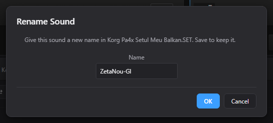 Actual sound-slot rename dialog